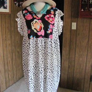 LADIES RUFFLED SHORT SLEEVE DRESS BRAND NEW